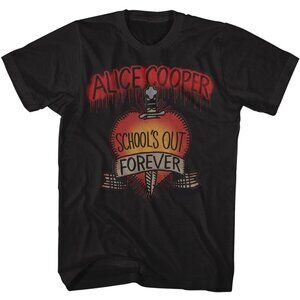 Alice Cooper Schools Out Black Retro Rock Band Collector Classic Album Graphic05